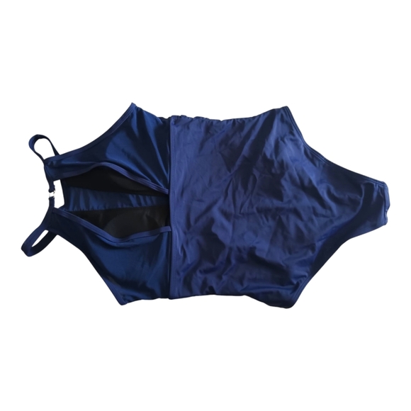 Tempt Me One Piece Tummy Control Swimwear Flattering High Waist. Size M - Picture 4 of 15